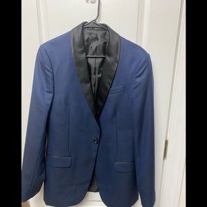 Blue Slim Fit Dinner Jacket
